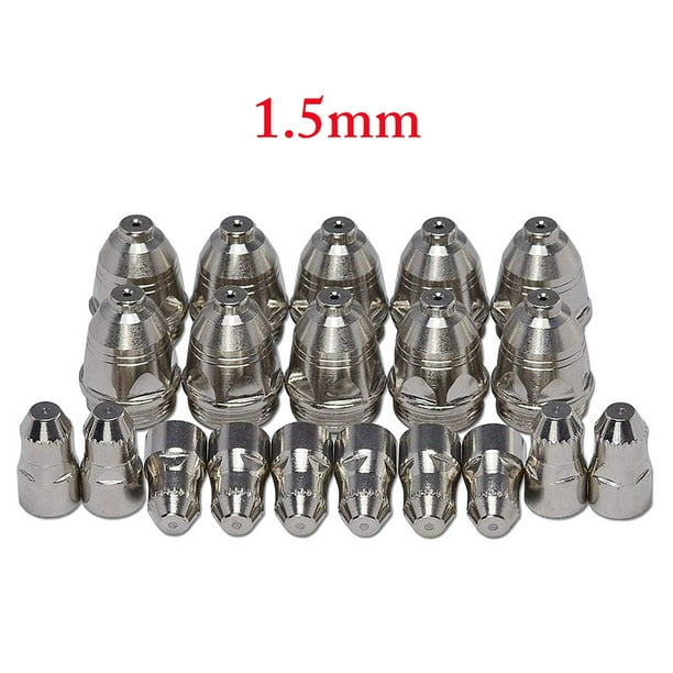 20Pcs P80 Plasma Cutting Torch Consumable Cutting 60A 80A 100A P80 Cnc Plasma Torch Tip Electrode Nozzle DIY Version 1.1mm 20Pcs P80 Plasma Cutting Torch Consumable Cutting 60A 80A 100A P80 Cnc Plasma Torch Tip Electrode Nozzle DIY Version 1.1mm